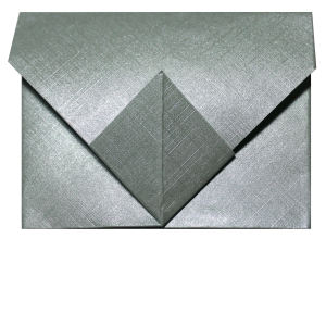 busta origami quadrata